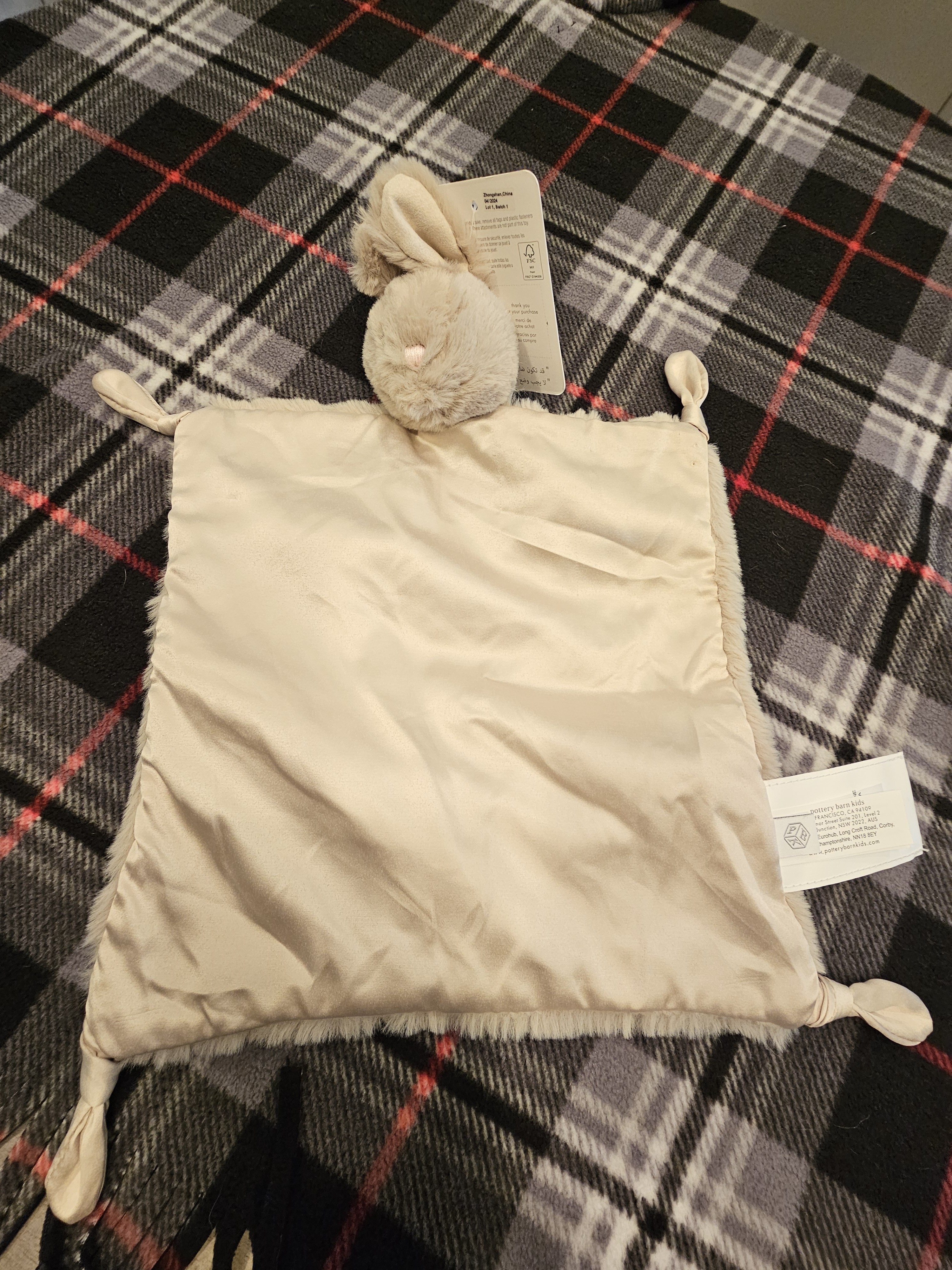 Pottery Barn Kids Bunny Thumbie. Nwt — image 4 of 7